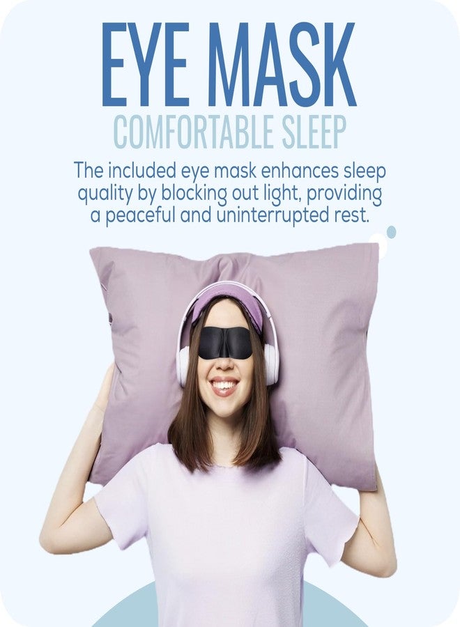 ARK وسادة الركبة من أرك مصنوعة من فوم الذاكرة للذين ينامون على الجانب - على شكل حرف H مع حزام للساق لتخفيف آلام العصب الوركي والورك والظهر - مع قناع للعين وغطاء إضافي قابل للغسل - Image 3