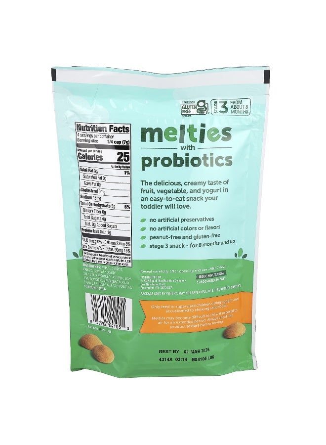 Beech-Nut, Melties with Probiotics, 8+ Months, Apple, Carrot, Mango & Yogurt, 1 oz (28 g) - Image 2
