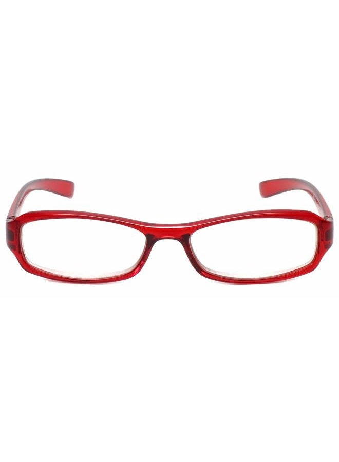 Calabria 8034 Oval Reading Glasses for Women – Lightweight Acetate Frame with Spring Hinges | Clear Magnification Lenses for Books, Phones and Screens | For Everyday Wear | Magnification 1.75x & Red - Image 4