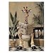 Larkipuzz Funny Giraffe Newspaper Puzzles for Adults 1000 Pieces Vintage Cute Bathroom Animal Jigsaw Puzzle Difficult Toilet Paper Art Puzzles - Image 4