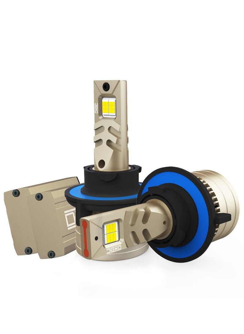 DXB-C Falcon H13/9008 LED Headlight Bulb – Bright 6500K Cool White, High & Low Beam, Plug & Play (Pack of 2) - Image 2