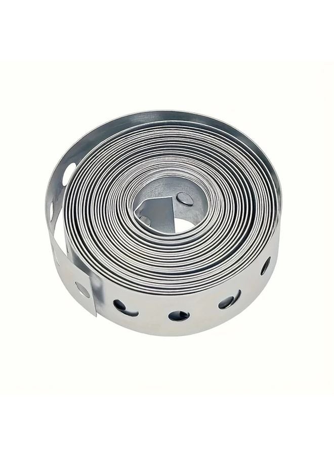 Galvanized Steel Strap With Metal Holes 118 11inch For Pipe Support And Sheet Metal Work - Image 1