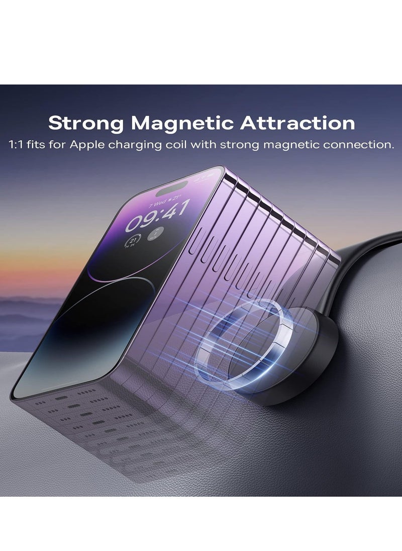 LBT - Ultra-Strong Magnetic Car Phone Holder for Dashboard  Secure Grip & Universal Compatibility with iPhone 15/14/13 Pro Max/Plus & All Android Smartphones - Sleek Minimalist Design, Easy Installation & Stable Mount for All Cars & Trucks, Hands-Free Navigation & Safe Driving Accessory. - Image 1