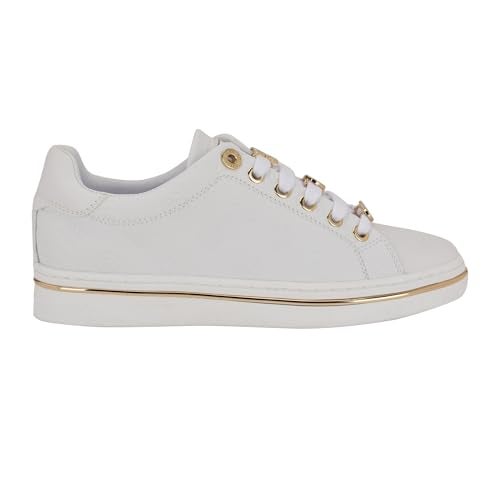 Guess Women's Stasey Sneaker, White 141, 7 - Image 5