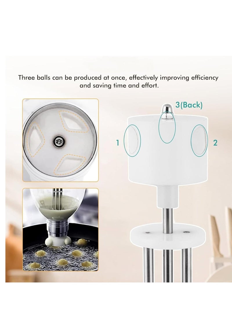 ELTRAZONE - Portable Sweet Ball Luqaimat Maker Electric Deep Fryer Electric sweet ball maker donuts meatball Luqaimat maker - Image 1