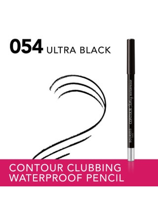 Contour Clubbing Waterproof Eye Pencil - 054 - Ultra Black, 1.2 Grams - view 2
