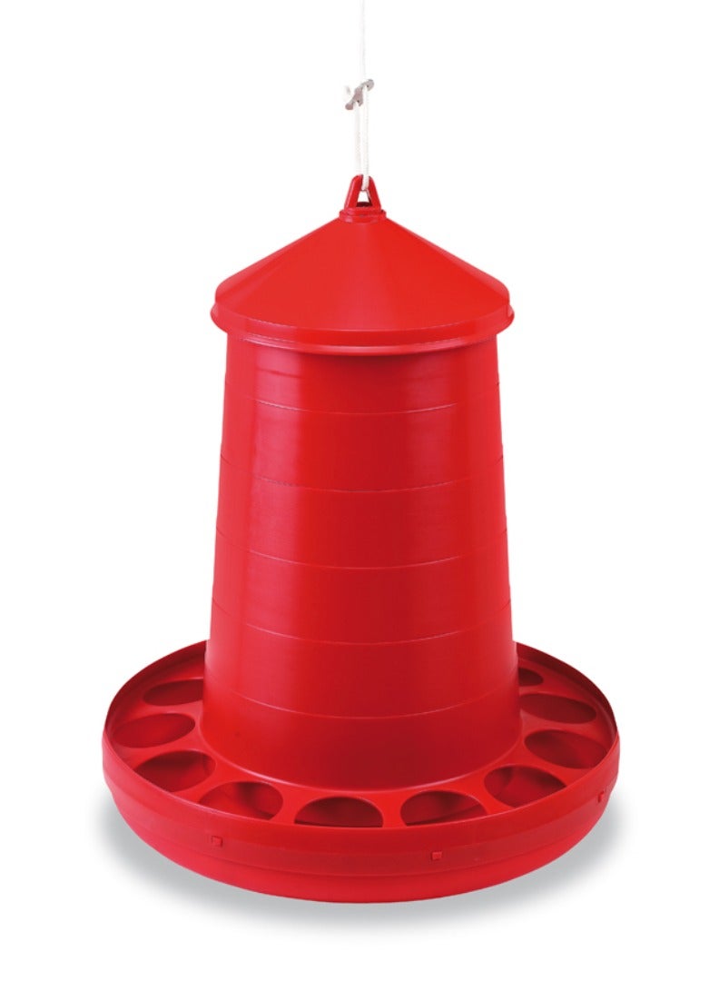 Gaunsa Gaun Plastic Poultry 16 Kg Hanging Feeder for Chicken and Other Birds (Made in Spain) - Image 1