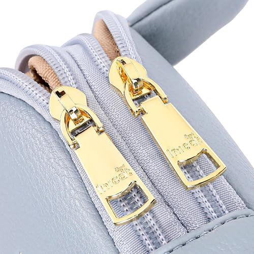 INICAT Women's Small Sling Bag, Lightweight Everyday Vegan Leather Crossbody Purse for Daily Essentials and Travel Light(blue) - Image 5