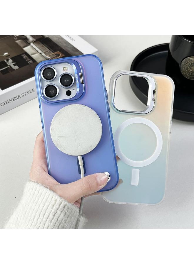 S-TOP Case For iPhone 14 Plus Lens Holder MagSafe PC Hybrid TPU Phone Case - Image 5