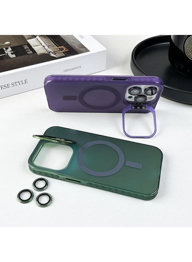 S-TOP Case For iPhone 14 Plus Lens Holder MagSafe PC Hybrid TPU Phone Case - Image 3