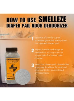 SMELLEZE SMELLEZE Natural Diaper Pail Odor Control Deodorizer: 2 lb.  - Image 5