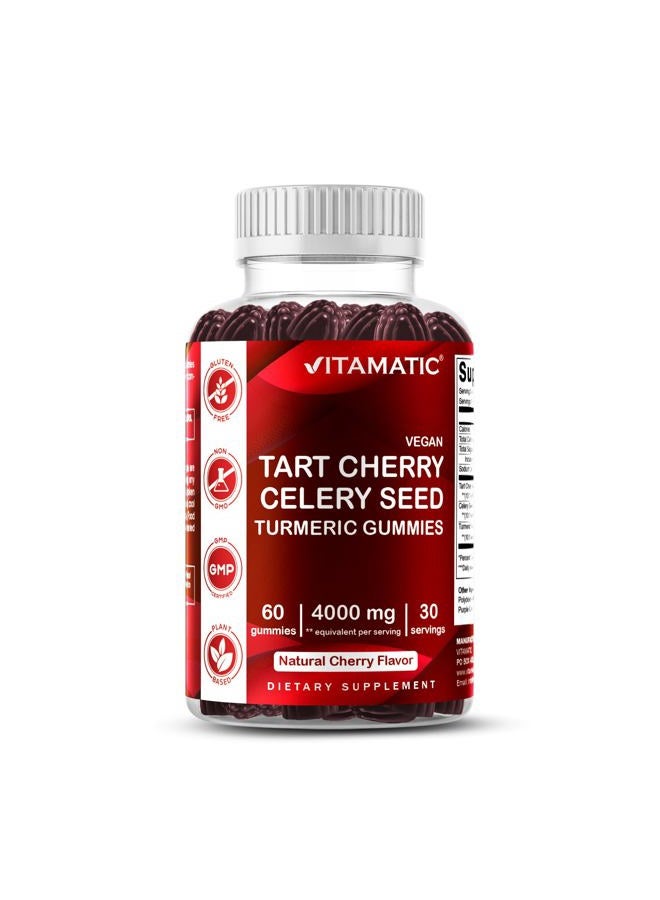 Vitamatic جوافة حامضة مع بذور الكرفس - 4000 ملغ مكافئ لكل حصة (من مستخلص 10:1 400 ملغ) - Image 1