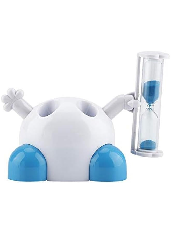 3 Minute Dental Hourglass for Kids , Tooth Brushing Timers for Kids and kids , Toothbrush Holder with 3 Minutes Countdown Timer babies Tooth Brushing Hourglass for Family(Bule) - Image 1