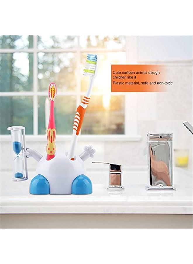 3 Minute Dental Hourglass for Kids , Tooth Brushing Timers for Kids and kids , Toothbrush Holder with 3 Minutes Countdown Timer babies Tooth Brushing Hourglass for Family(Bule) - Image 2