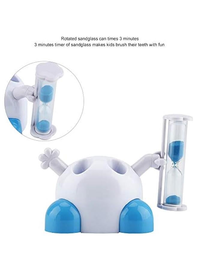 3 Minute Dental Hourglass for Kids , Tooth Brushing Timers for Kids and kids , Toothbrush Holder with 3 Minutes Countdown Timer babies Tooth Brushing Hourglass for Family(Bule) - Image 4