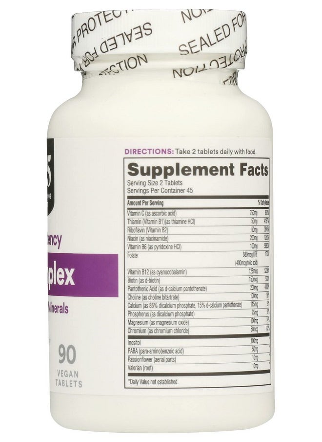 365 by Whole Foods Market - Vitamin B Complex Hi Potency Herbal Support 90 Tablets - Image 1