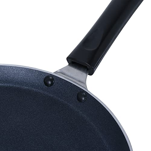 Anjali Stainless Steel Non-Stick Dosa Tava (Black, 27cm) - Image 5