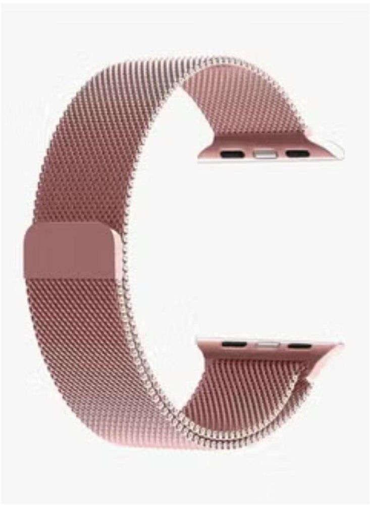 Generic - Magnetic Milanese Loop Stainless Steel Band For Smart I Watch 42Mm Rose Gold - Image 1