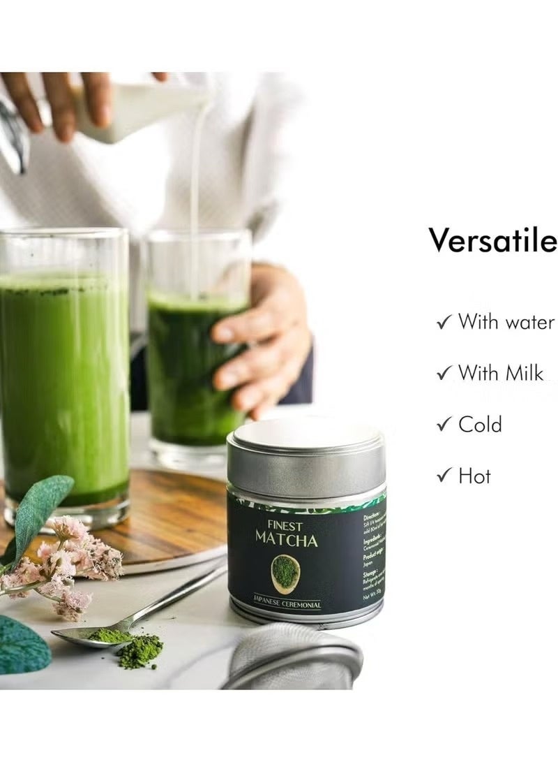 Heapwell UJI Ceremonial AAA Grade Matcha Powder 30g, Sourced from Shizouka Japan, Ceremonial Matcha Tea,  Vegan Ceremonial Matcha Tea| Premium Ceremonial Matcha Tea Without Artificial Sweeteners | - Image 5