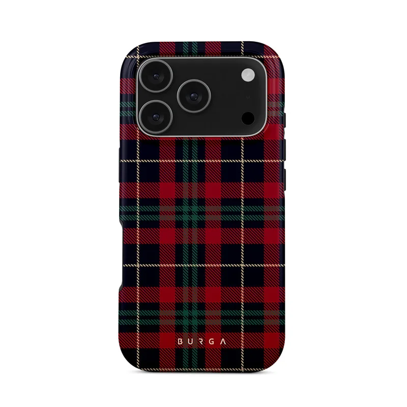 بورجا جراب فاخر مقاوم للطقس لهاتف iPhone 17 Pro، متوافق مع هيكل صلب مزدوج الطبقات هجين + حماية من السيليكون - غطاء محمول مقاوم للخدش والصدمات