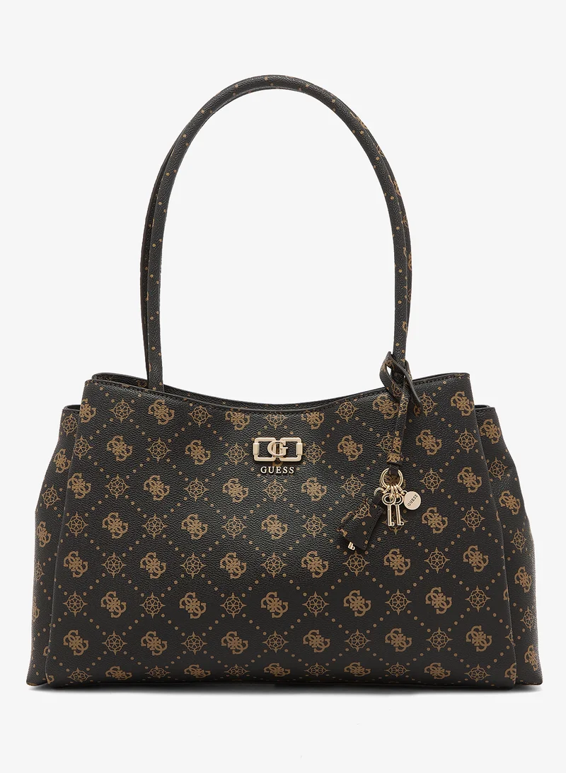 Emelie Logo Girlfriend Tote Bag