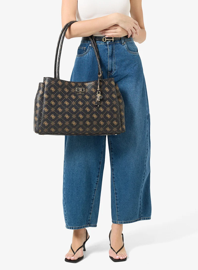Guess  Emelie Logo Girlfriend Tote Bag for Women | Best Price UAE