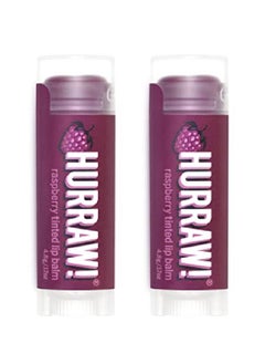 Hurraw! Raspberry Tinted Lip Balm 2 Pack: (Sheer Berry Tint) Organic Certified Vegan Cruelty And Gluten Free Nongmo 100% Natural Ingredients Bee Shea Soy And Palm Free Made In Usa  - Image 2