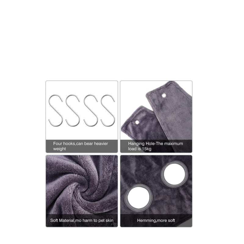 SOLARAE Dog Hammock Helper Multifunctional Pet Cat Bath Towel Dog Hammock for Bathing Washing Grooming and Trimming Nail - Image 3