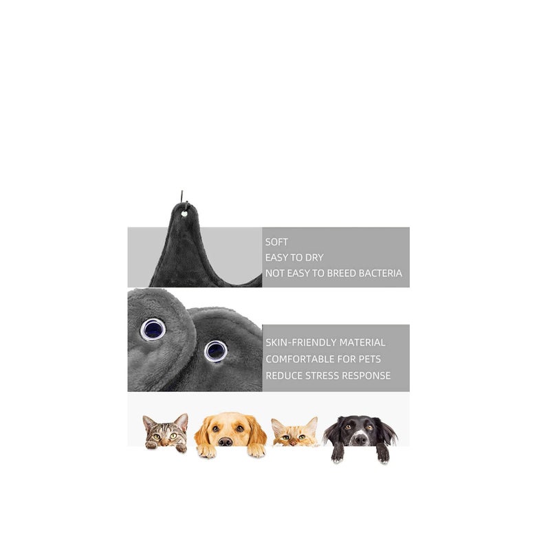 SOLARAE Dog Hammock Helper Multifunctional Pet Cat Bath Towel Dog Hammock for Bathing Washing Grooming and Trimming Nail - Image 2