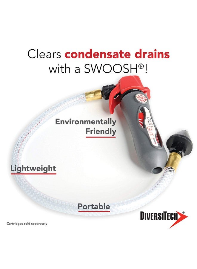 Diversitech DiversiTech GG-1 Drain Gun with Flexible Hose Pipe for A/C Condensate Lines, Air Conditioner Cleaner, Clears HVAC Clogs, Charcoal Grey  - Image 2