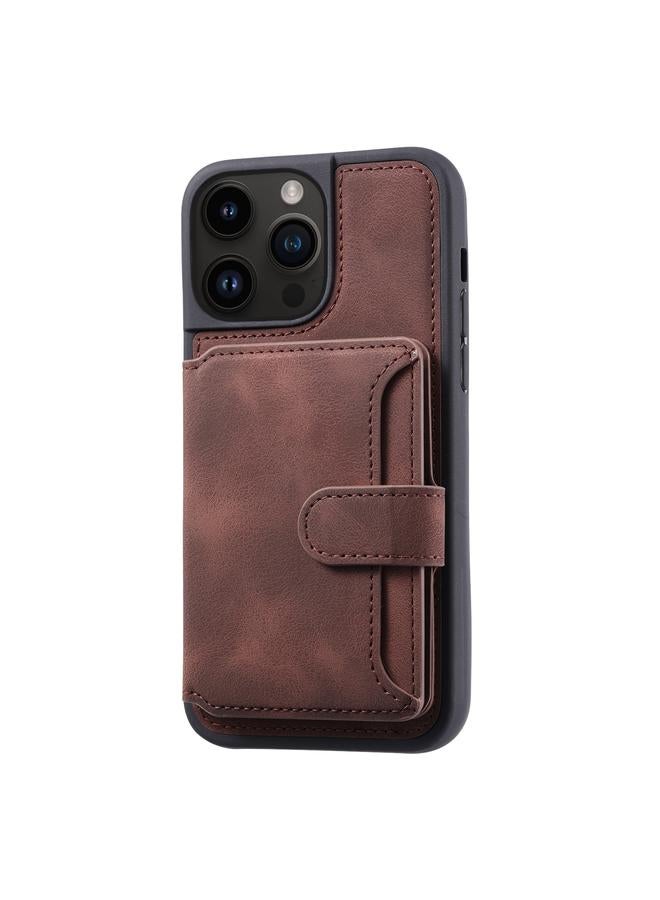 erorex Case For iPhone 12 Pro Max Skin Feel Dream Anti-theft Brush Shockproof Portable Skin Card Bag Phone Case - Image 2