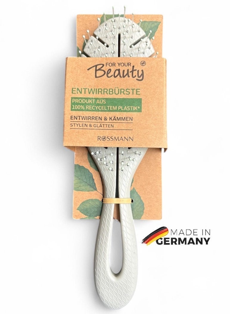 ROSSMANN German Brand, FOR YOUR Beauty Detangling Brush , Suitable for All Hair Lengths, Hair brush made in Germany - Image 1