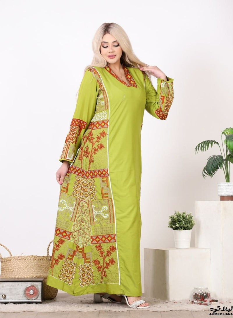 إم & أوه جلابية قطن استقبال - Image 2