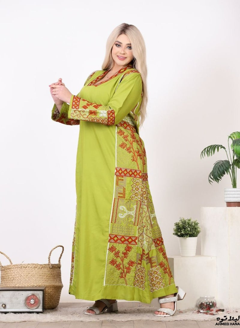 إم & أوه جلابية قطن استقبال - Image 3