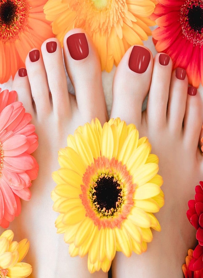 Maitys 352 Pieces 16 Sheets Toenail Polish Stickers Strips Adhesive Toe Nail Wraps Full Wraps Polish Strips DIY Manicure Decal with 2 Pieces Nail Files(Chic Color) - Image 2