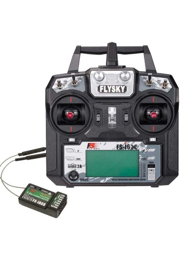 Flysky Flysky Fs-I6X 10Ch 2.4Ghz Rc Transmitter Controller with Ia6B Receiver Upgrade Cable for Rc Boat Racing Drone - Image 1