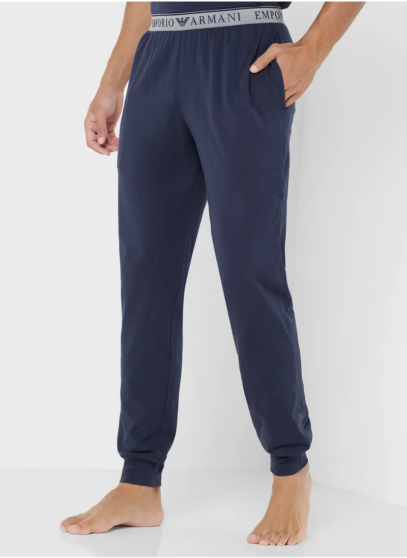 EMPORIO ARMANI LONG WITH CUFFS PYJAMA SET