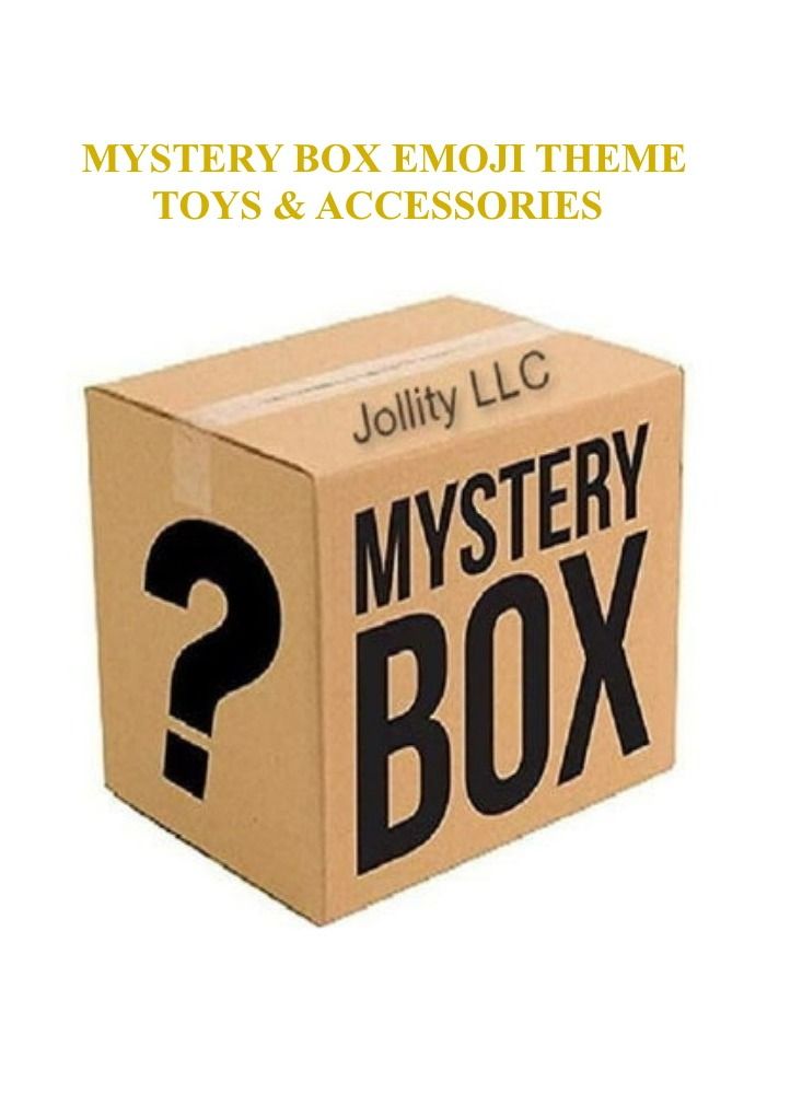 JOLLITY LLC Mystery Box Emoji Theme Toys and Accessories 8 plus items - Image 1