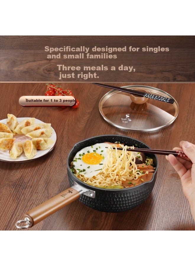 SSGP Sansigang® Milk Pot Yukihira Pot Small Non-stick Milk Pan Instant Noodle Pot Baby Food Pot 20cm 39292 - Image 4