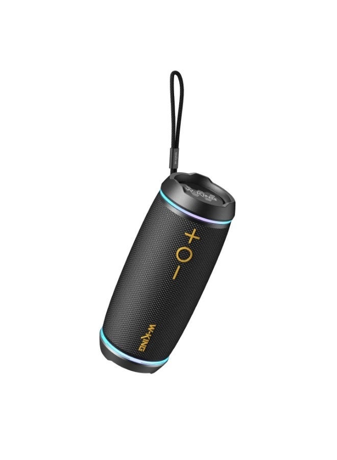 دبليو-كينغ مكبر صوت بلوتوث W-King D220 خارجي مقاوم للماء بمعيار IPX7، صوت جهير عميق، مكبر صوت للحفلات، مضخم صوت ستيريو لاسلكي TWS مع إضاءة وفتحة لبطاقة الذاكرة - Image 1