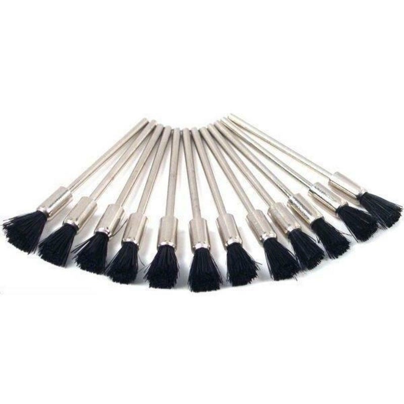 SWISSO Bristle Stiff Nylon Made End Polishing Brushes Jewelers Tool Kit Pack Of 50 - Image 1