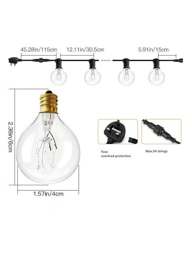 Beauenty Decorative String Light 25 Lamp Bulb - Image 2