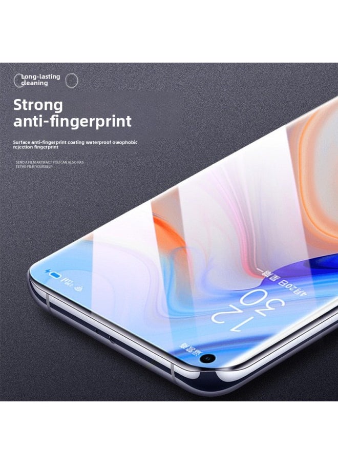 Generic Suitable For OPPO FIND X5 Tempered Film Full Glue FIND X2 Mobile Phone Film RENO4/5/6/7PRO Tempered Film-Color:Jelly Full Glue (latest Version)-Size:RENO4PRO  - Image 4