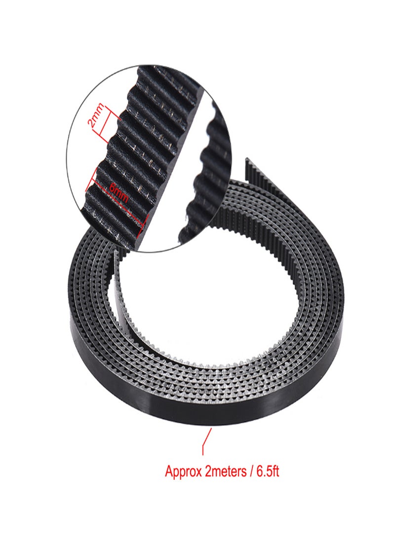 Anet 2GT Wide Open Timing Belt Nylon Material 6mm * 2 Meters 2mm Pitch for RepRap i3 3D Printer CNC Accessories for Anet 3D Printers - Image 4