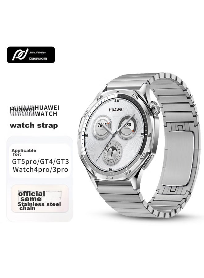 Tinker Xiaopijiang سوار معدن متوافق مع Huawei Watch 4 Pro، Gt5 Pro، Gt4، Gt3 Pro، Watch 3 Pro، Extraordinary Master Watch، سلسلة فولاذ مقاوم للصدأ - Image 1