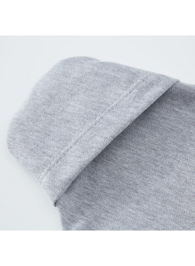 Enrich YLife Enrich YLife Transitional Swaddle Sack for Baby 0-3 Months Swaddle with Arms Up Half-Length Sleeves and Mitten Cuffs 2-Way Zipper Sleeping Bag for Newborn Baby Boys and Girls (Grey, Small)  - Image 4