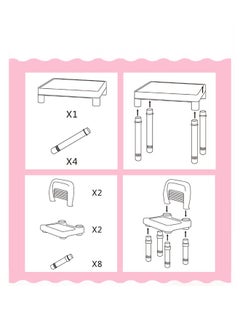 Beauenty Children's Learning And Eearly Education Desk Aand Chair Set  - Image 4