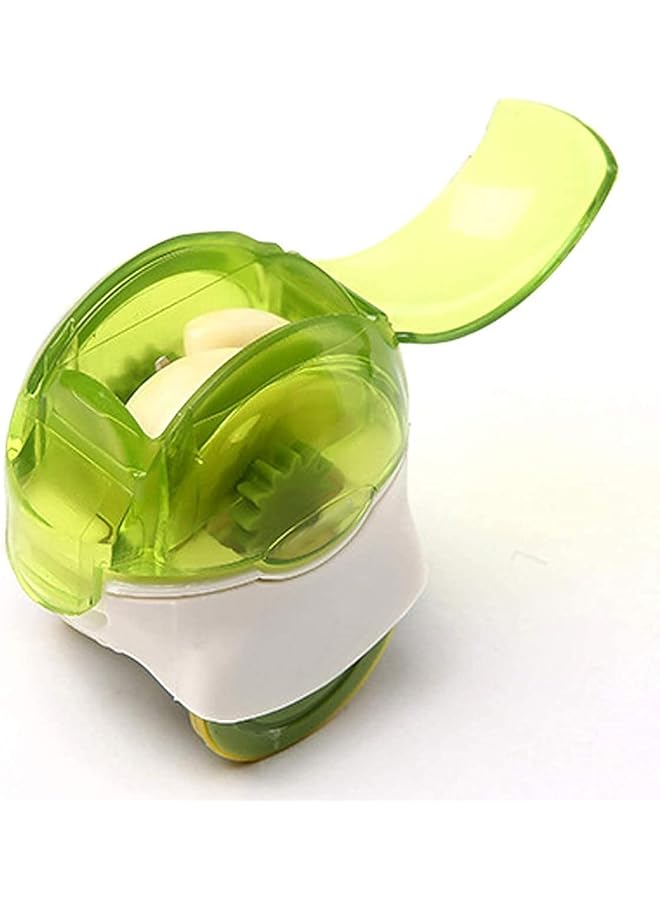 كاست ويف مفرمة الثوم اليدوية، مطحنة الثوم، مكبس الثوم، أداة مطبخ الثوم، أفضل مفرمة ثوم دوارة سهلة الاستخدام والتنظيف - Image 3