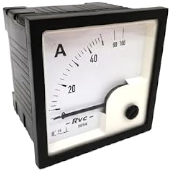ريحني لوحة قياس التيار المتردد التناظرية 72 × 72 نوع Ct ثانوي 5 أمبير Eri72Esi72 Revalco إيطاليا 86598Ut473 - Image 2