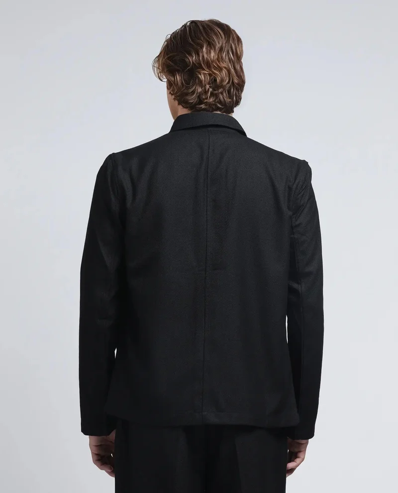Rare Rabbit Men's Relaxed Fit Plain Jacket